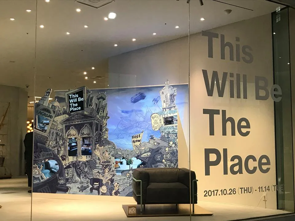 “This Will Be The Place”　ウインドウ・インスタレーション