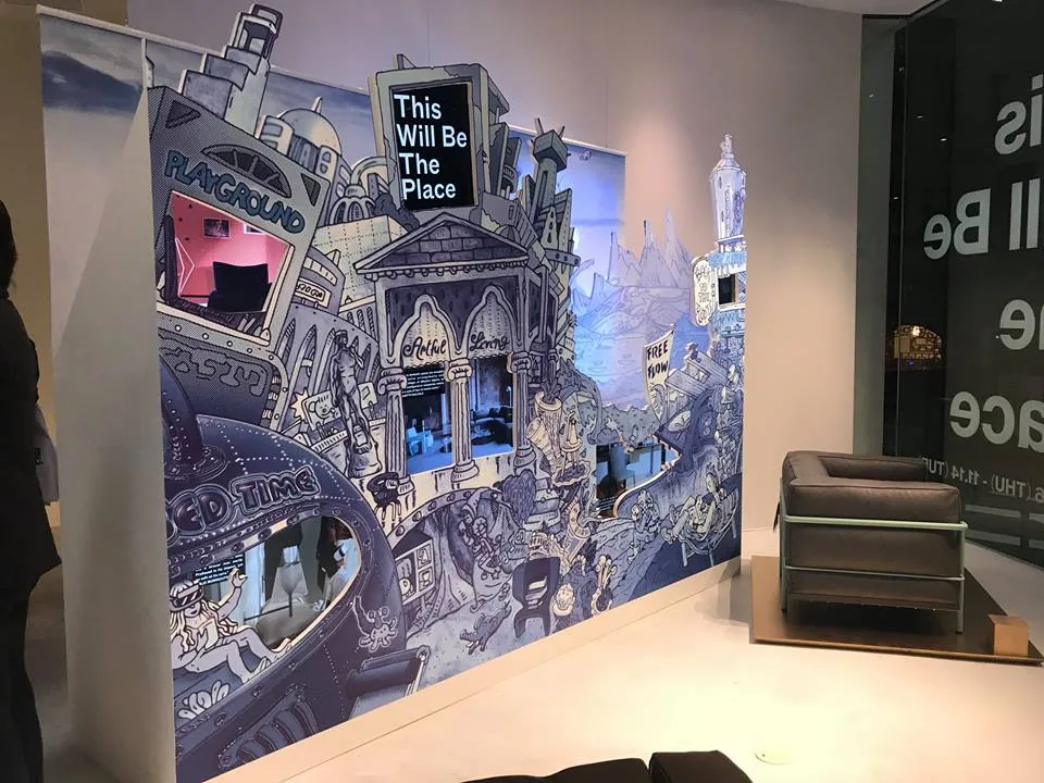 “This Will Be The Place”　ウインドウ・インスタレーション
