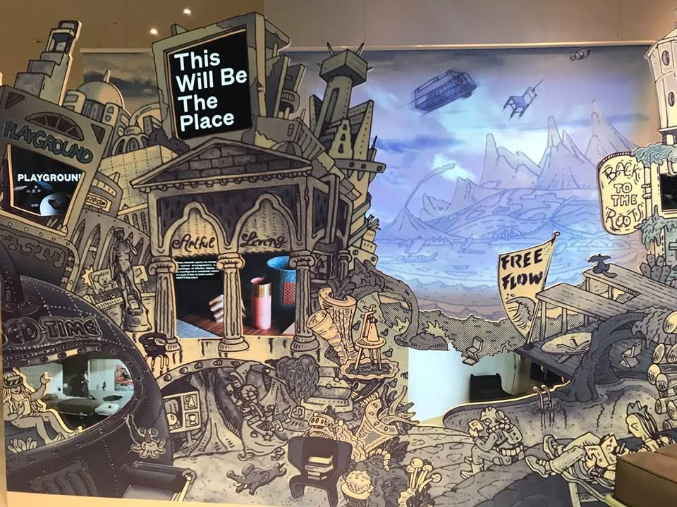 “This Will Be The Place”　ウインドウ・インスタレーション